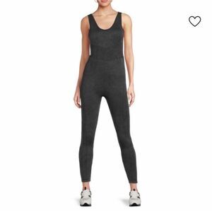 HARMONY AND BALANCE Active Seamless Sculpted Ribbed Knit Bodysuit Jumpsuit S NWT
